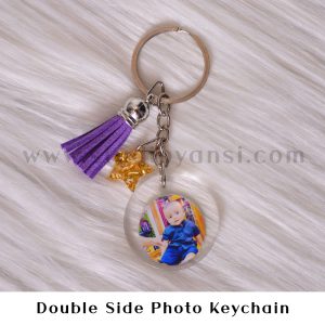 Double Side Photo Keychain